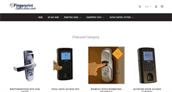 Desktop Screenshot of fingerprintdoorlocks.com